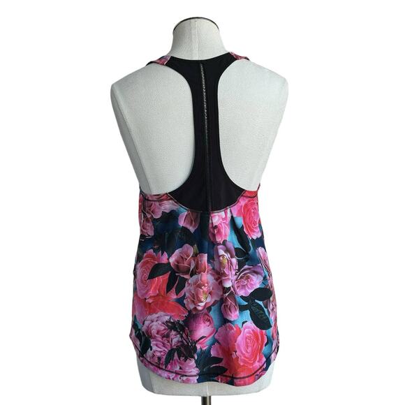 Women's Lululemon Floral Print Secret Garden Tank Lightened Up Singlet Gym Top 4 - Picture 5 of 7